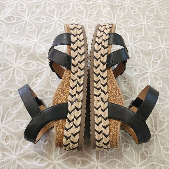 Aetrex Women's Paula Espadrilles Platform Sandals Orthopedic Wedges - Picture 6 of 16